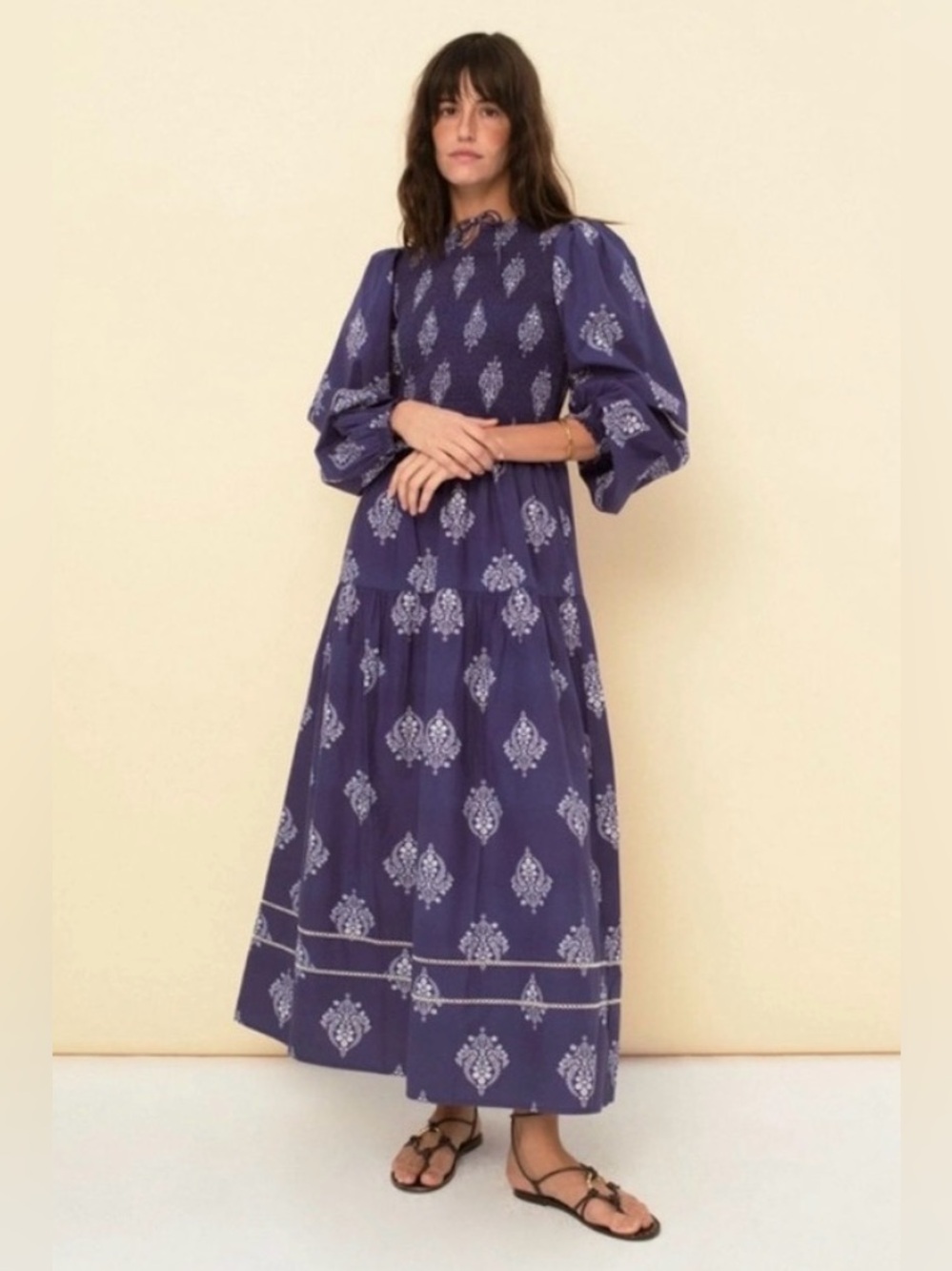 NWT Sonmer Camila maxi dress blue